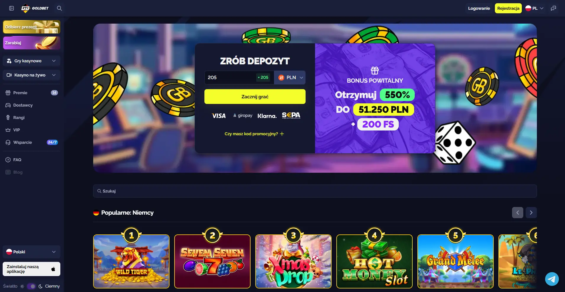 Goldbet Casino w skrócie – najważniejsze informacje